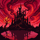 Darkness exists – pixel art