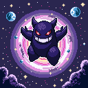 Gengar Master of Worlds – pixel art
