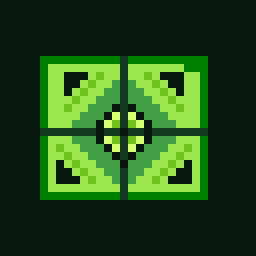 green thing – pixel art