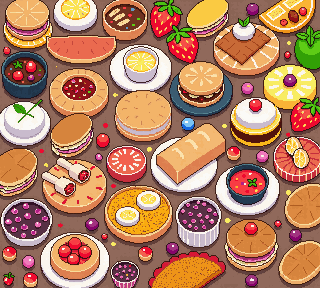 Food-Pack pixel art